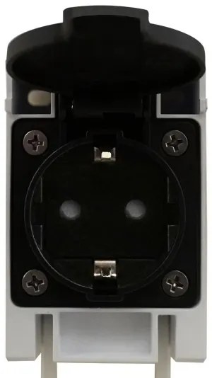 Nordlux - Aplica LED pentru oglindă de baie cu priză, 15 W, 230 V, IP44, 68,4 cm, albă