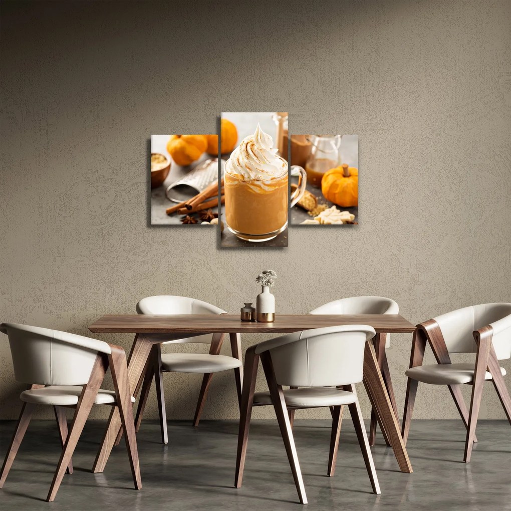 Tablou - Cafea cu lapte de dovleac (90x60 cm)
