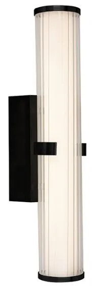 Aplica LED de perete / oglinda baie IP44 Clamp neagra 63125-1BK SRT