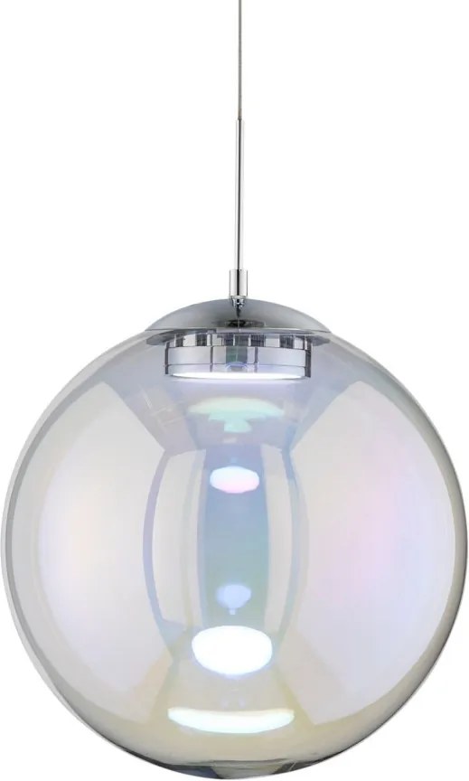 Lustra tip pendul LED Grace - sticla/fier