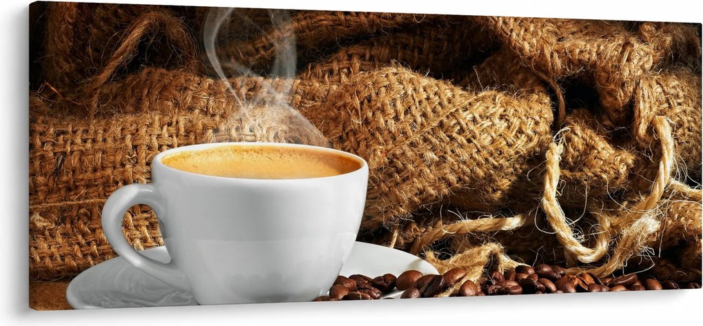 Tablou - O ceașcă de cafea (120x50 cm)