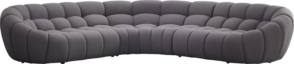 Canapea semirotunda dumonde cu șezut confortabil din spumă HR Bubble 375x120 cm