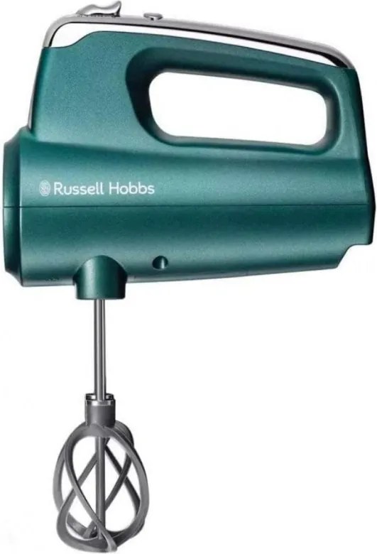 Mixer manual Russell Hobbs Swirl 25891-56, 350 W, 5 viteze, Functie Turbo, Buton pentru accesorii, Batator elicoidal de inalta performanta, Fara BPA, Turcoaz