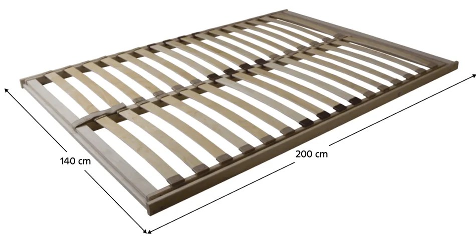 Suport pentru saltea pliabil, 140x200, BASIC FLEX FRONT