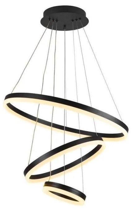 Lustră LED dimabilă pe cablu LED/85W/230V 3000-6500K + telecomandă