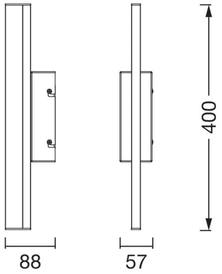 Osram-LED Iluminare dimerizabilă pentru oglindă ORBIS MIRROR LED/6,8W/230V 40 cm IP44