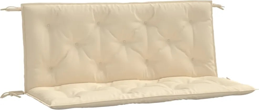 vidaXL Perne bancă de grădină 2 buc., bej, 120x50x7cm, țesătură oxford