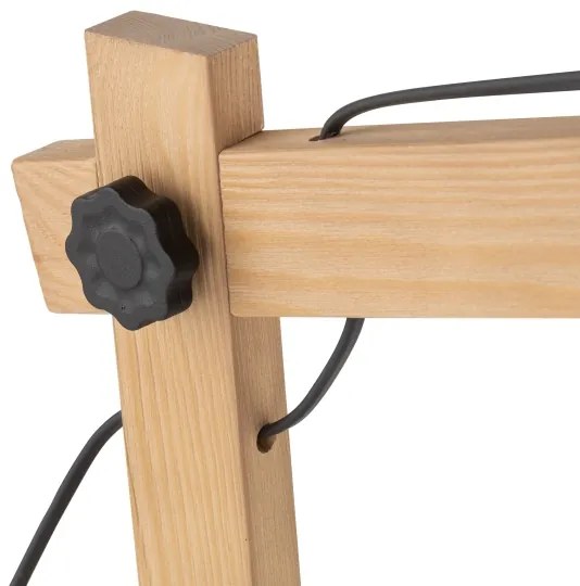 Lampă de masă OSLO 1xE27/15W/230V pin/negru