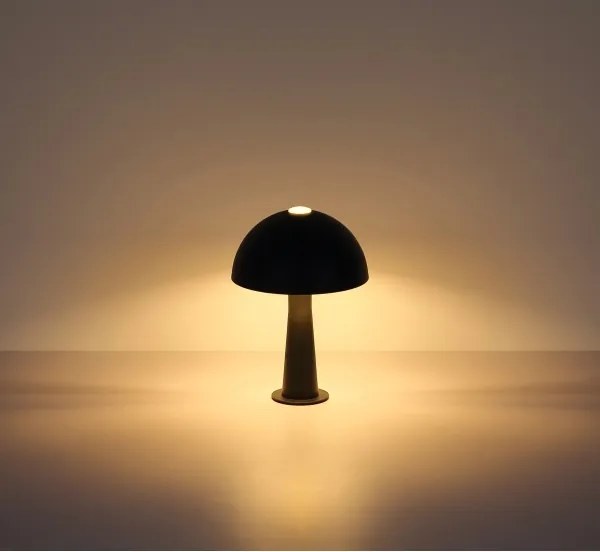 Globo 50670108 - Lampă de masă JULIA 1xE14/25W/230V neagră