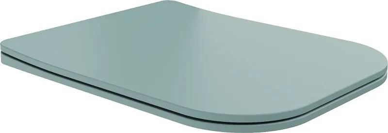 Mexen Teo capac wc cu cădere lentă slim, duroplast, verde deschis mat - 39840048