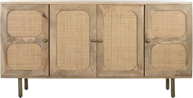Bufet natur , din lemn de mango rattan