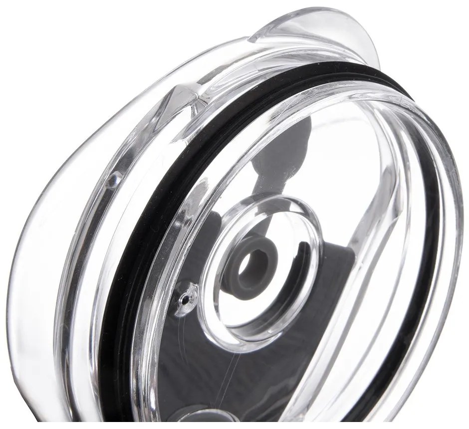 Cană termos neagră cu pai 1,2 l Termo – Orion