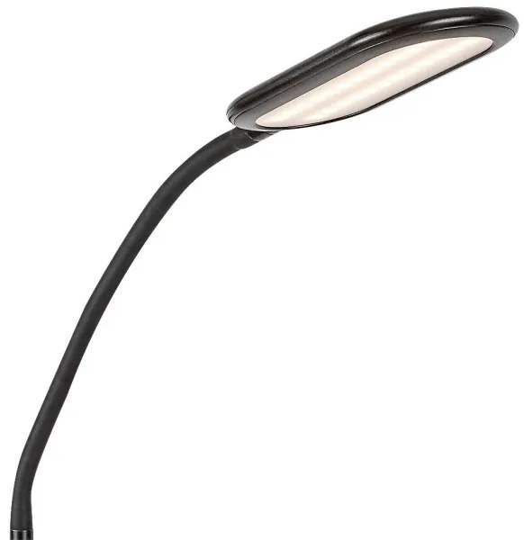 Rabalux 74009 - Lampă LED de podea Adelmo, reglabilă, LED 10W, 230V, negru