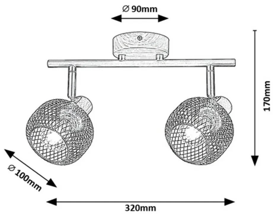 Lampă tip spot de perete Rabalux 3128 Grendel