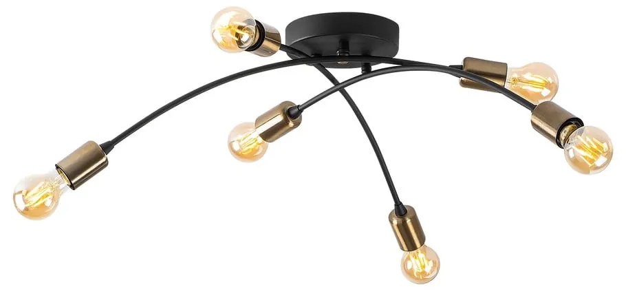 Plafonieră neagră 67x67 cm Banana – Opviq lights