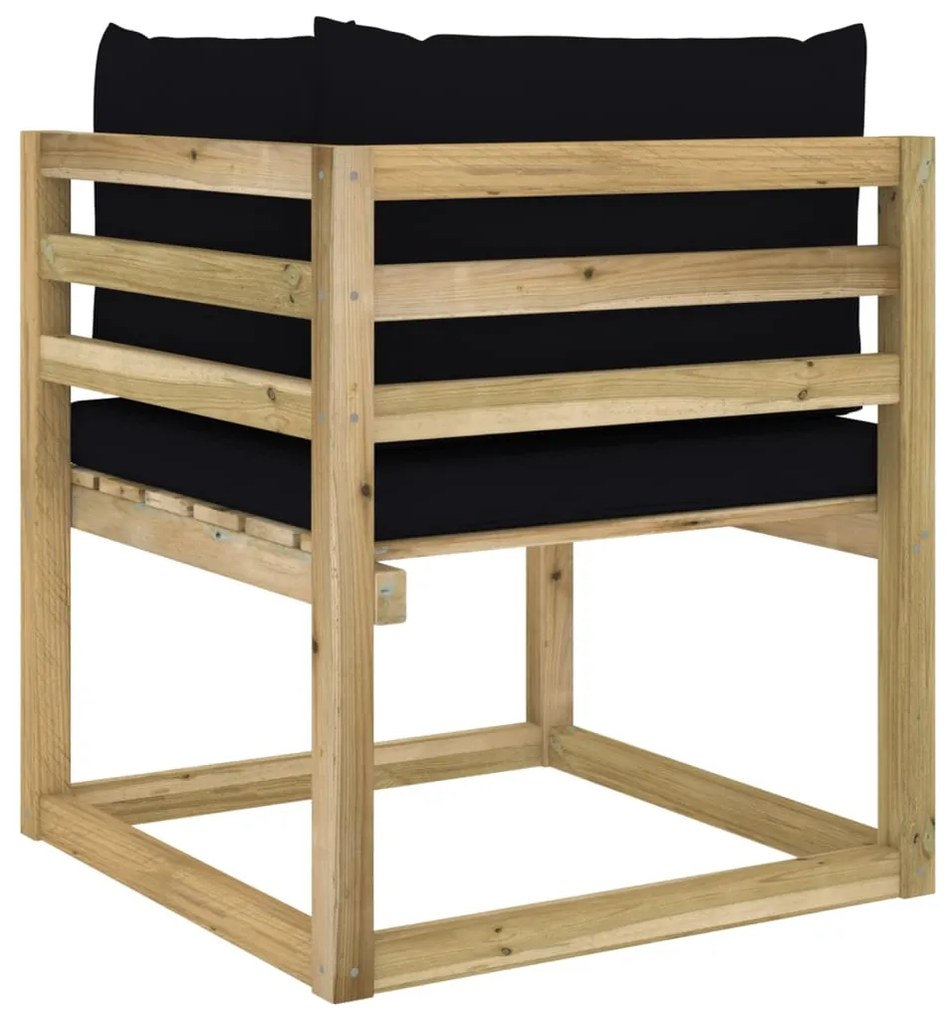 Canapea de gradina neagra, MAJKEN