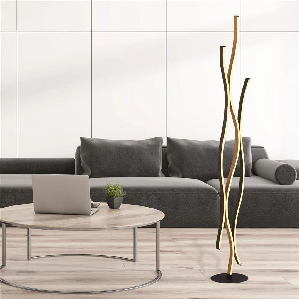 Lampadar, Lampa de podea LED design modern Bloom Swirl