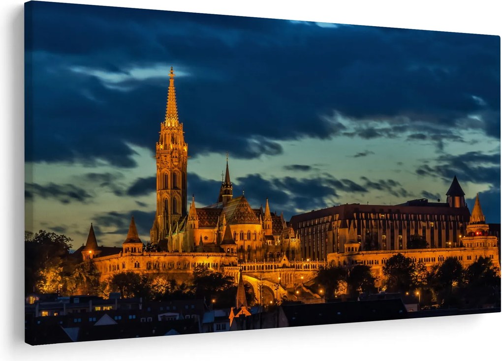Tablou cu construcție iluminată (90x60 cm)