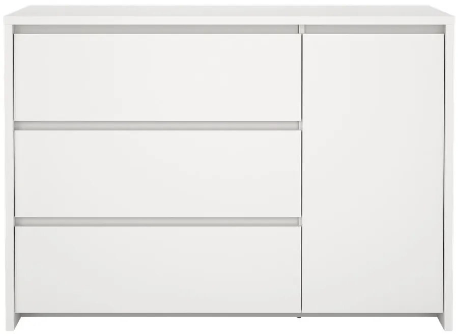 Comodă albă 119x84x48 cm Next – Tvilum