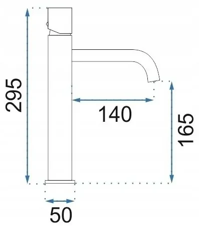 Baterie Tomi gri mat înaltă – H 29,5 cm