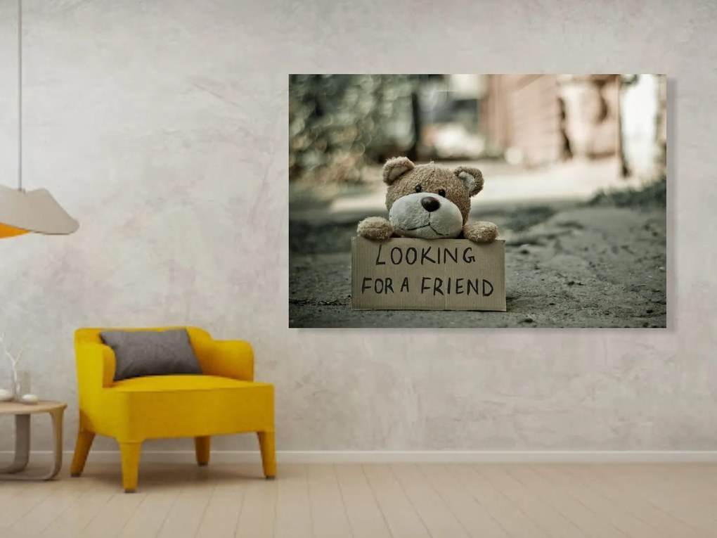 Tablou canvas looking for a friend - 70x50cm