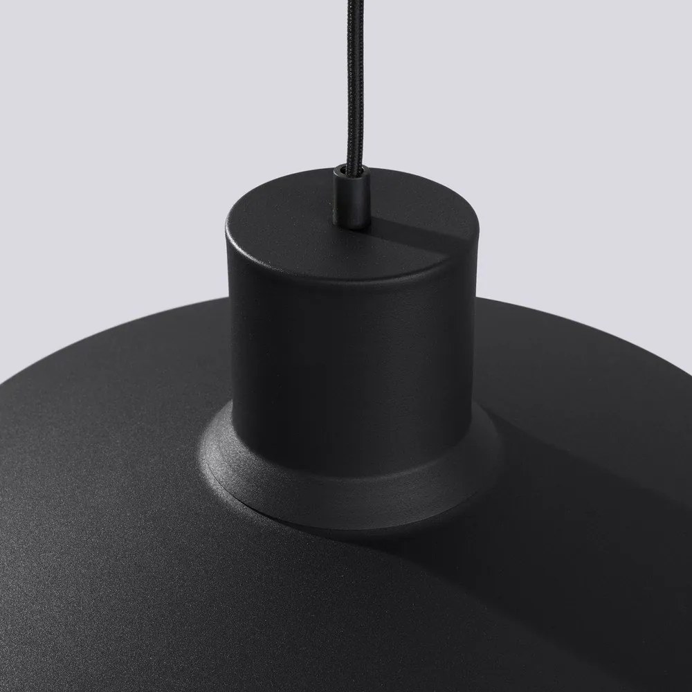Lustră neagră ø 35 cm Vito – Sollux