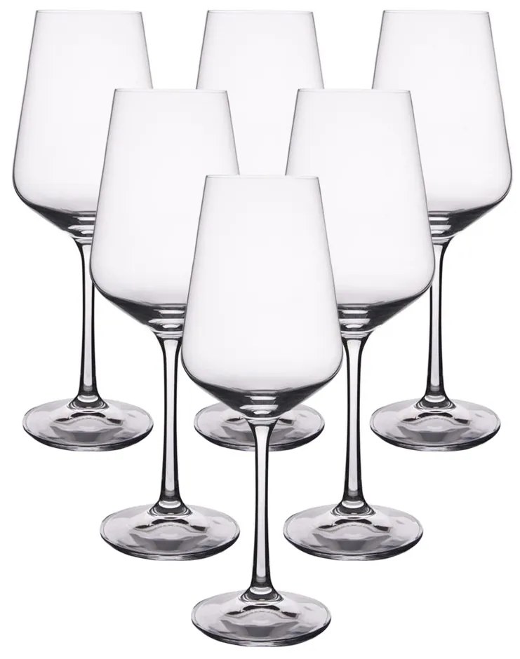 Set 6 pahare de vin alb Crystalex SANDRA,0,35 l, 350 ml