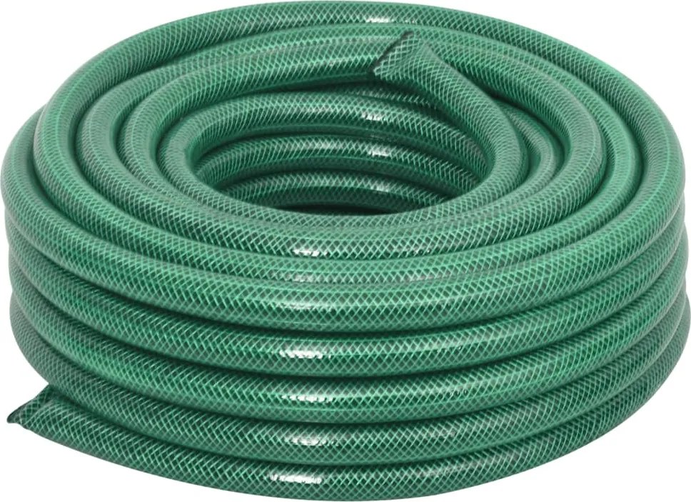 vidaXL Furtun de aer, verde, 0,75", 100 m, PVC