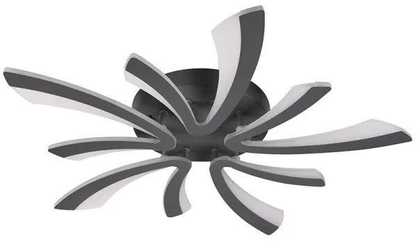 Lustră LED dimabilă aplicată LED/55W/230V 3000-6500K + telecomandă