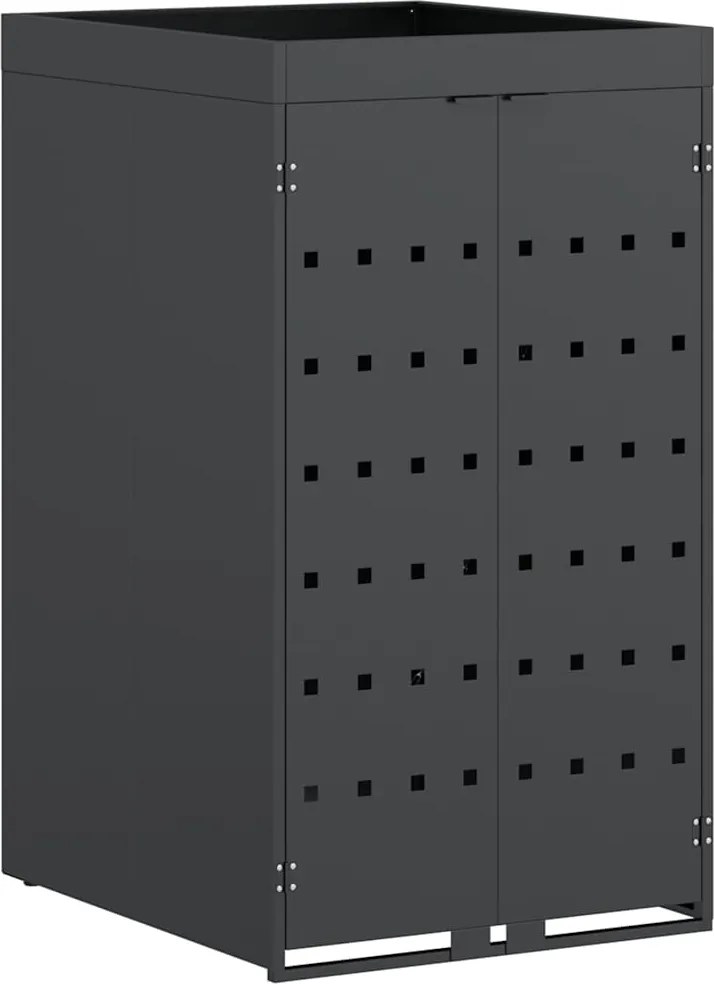 vidaXL Depozitare pentru pubela cu acoperiș pentru ghiveci, pentru pubela unică de 240L