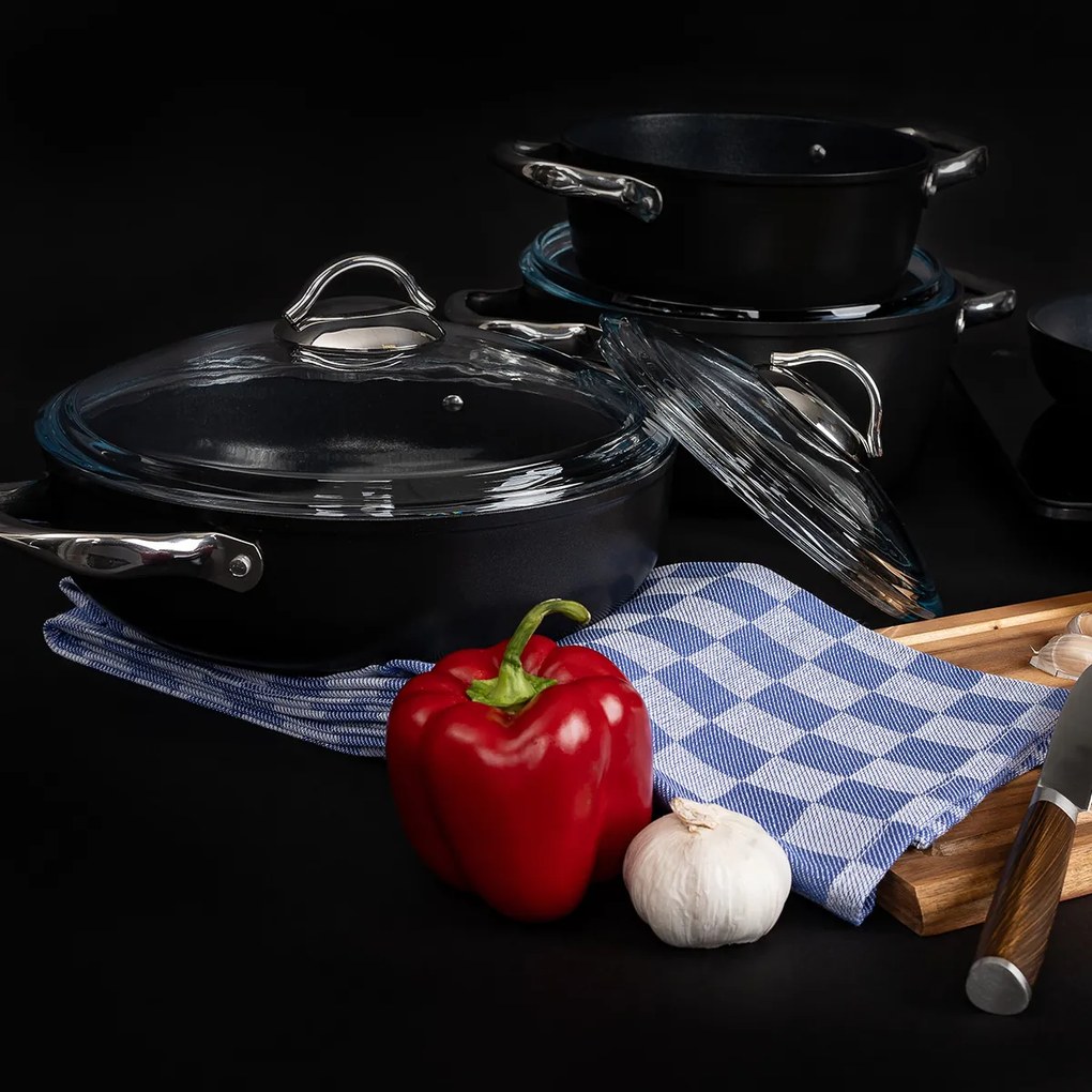 Set de oale de gătit antiaderente 4Home Titaniumdin 7 piese