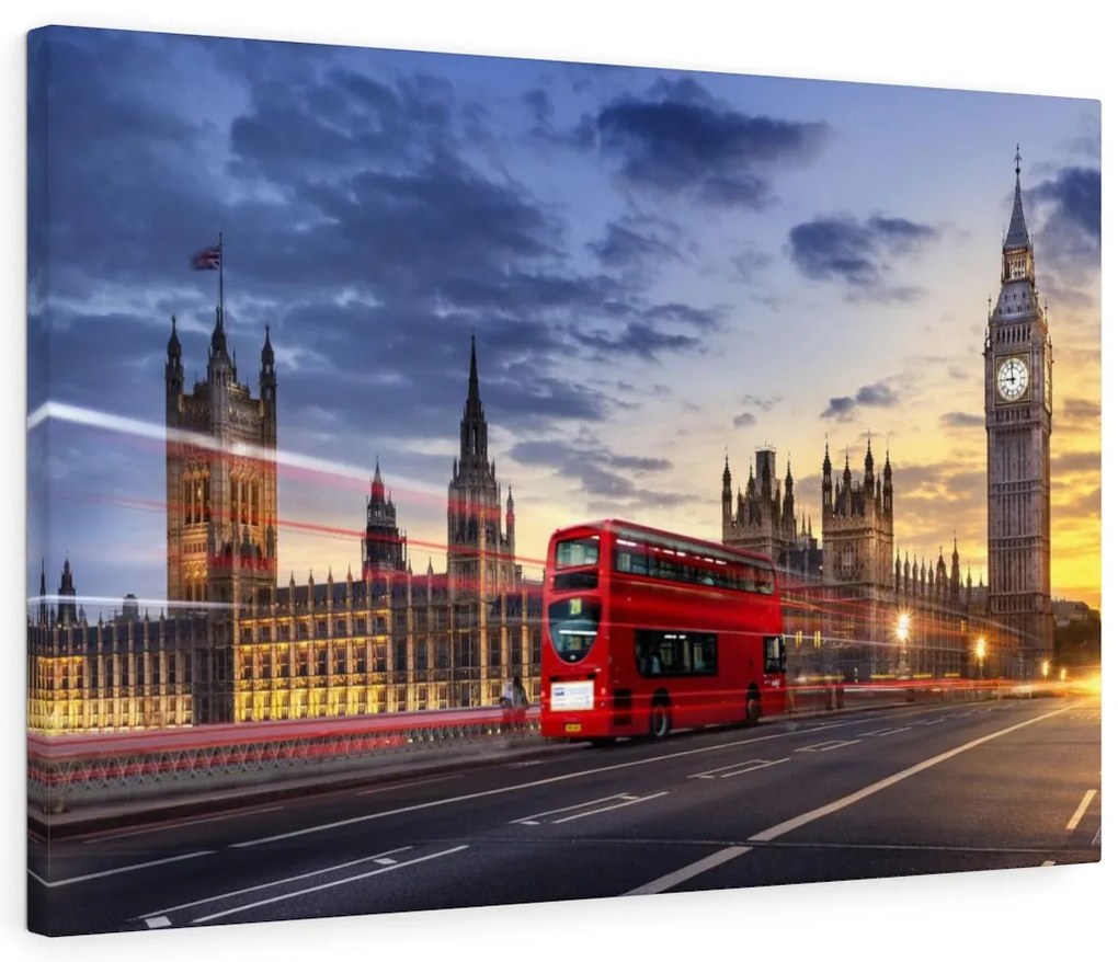 Tablou canvas London Bus 120x80 cm