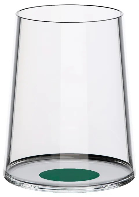 Set 2 pahare de cristal Trebonn SplitGlass 2025123, 280 ml, Ø7.3x9 cm, Posibilitate atasare picior, Verde