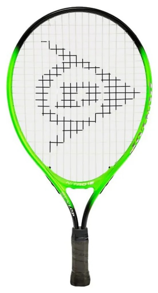 Racheta de tenis pentru copii Dunlop™ Nitro 19 Gooo, Din aluminiu, Lungime 48.2 cm, 1-4 ani, Verde