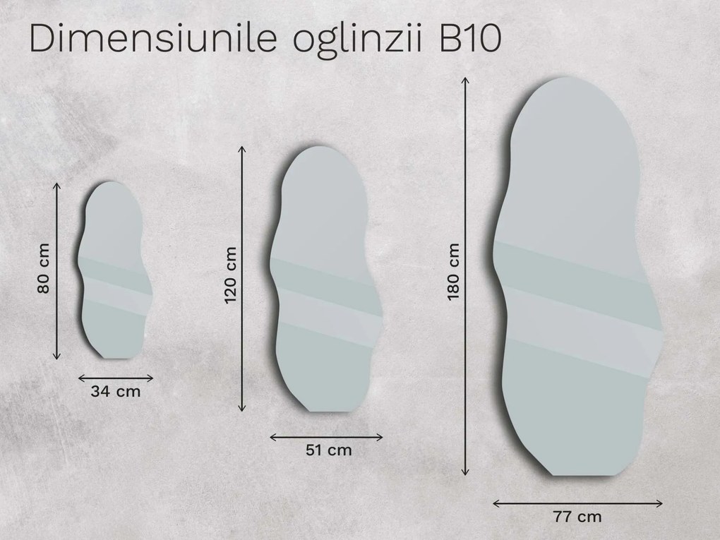 Oglindă Base B10 34×80