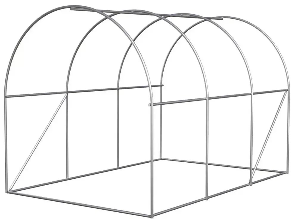 Tunel folie de gradina 2 x 3 x 2 m, verde