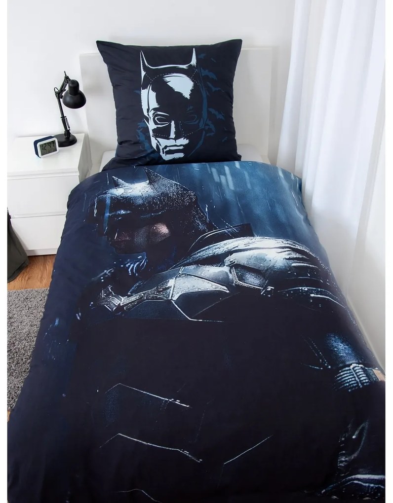 Lenjerie de pat din bumbac Herding The Batman, 135 x 200 cm, 80 x 80 cm