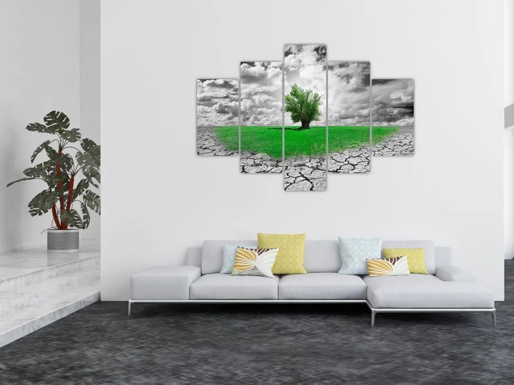 Tablou - O bucată de natură în oraș (150x105 cm)