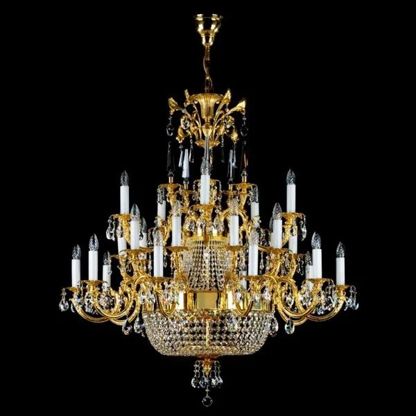 Candelabru XXL Cristal Bohemia Exclusive ARABELA dia.120cm