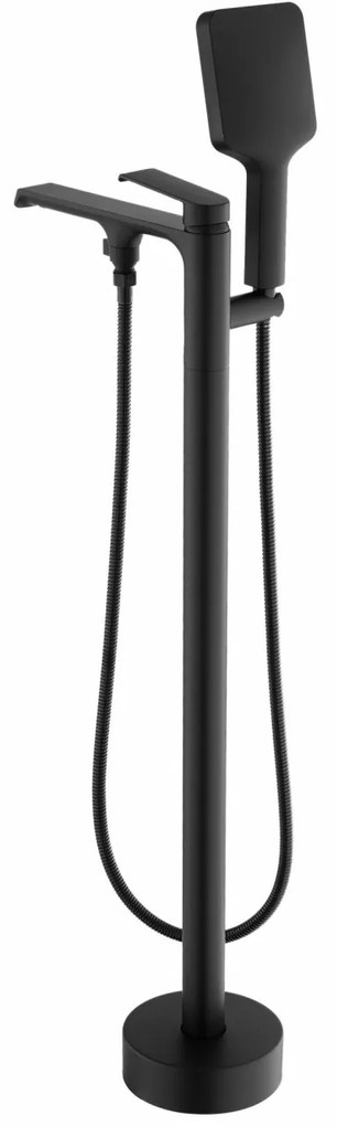 Baterie freestanding Hass negru H89 cm