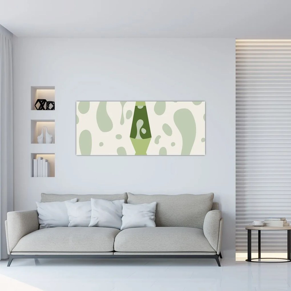 Tablou - Hippies, lampa de lavă (120x50 cm)