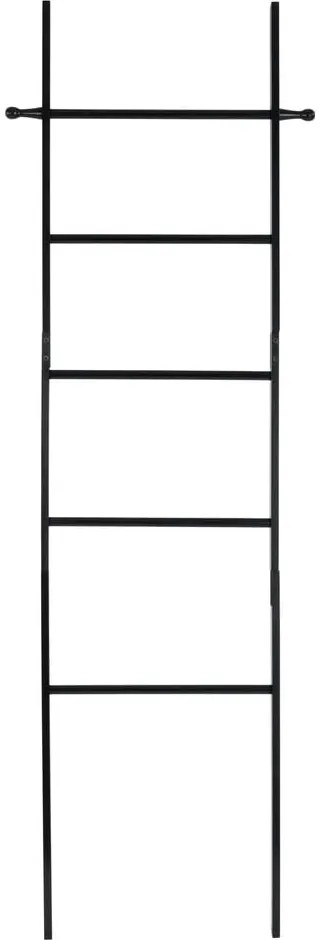 Scară din bambus pentru prosoape Wenko Suri, negru