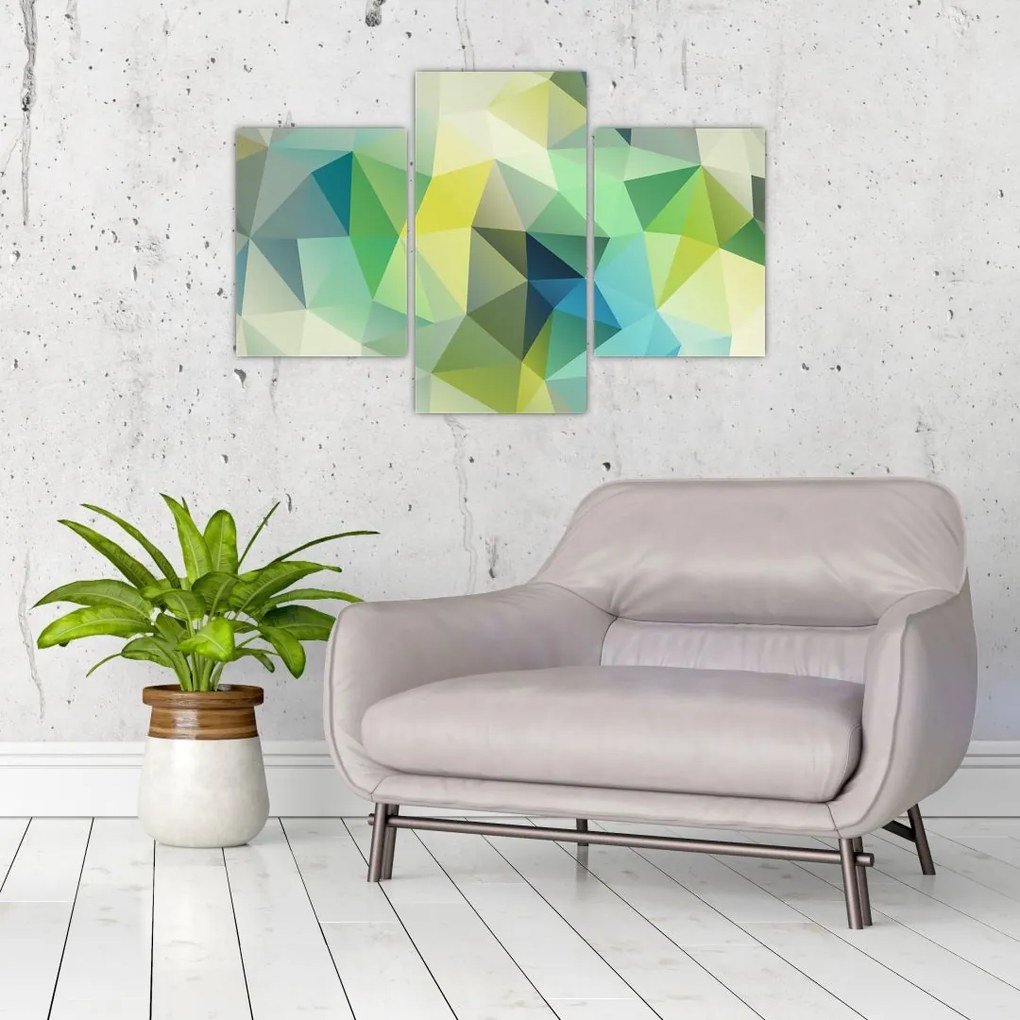Tablou abstracțiunii geometrice (90x60 cm)