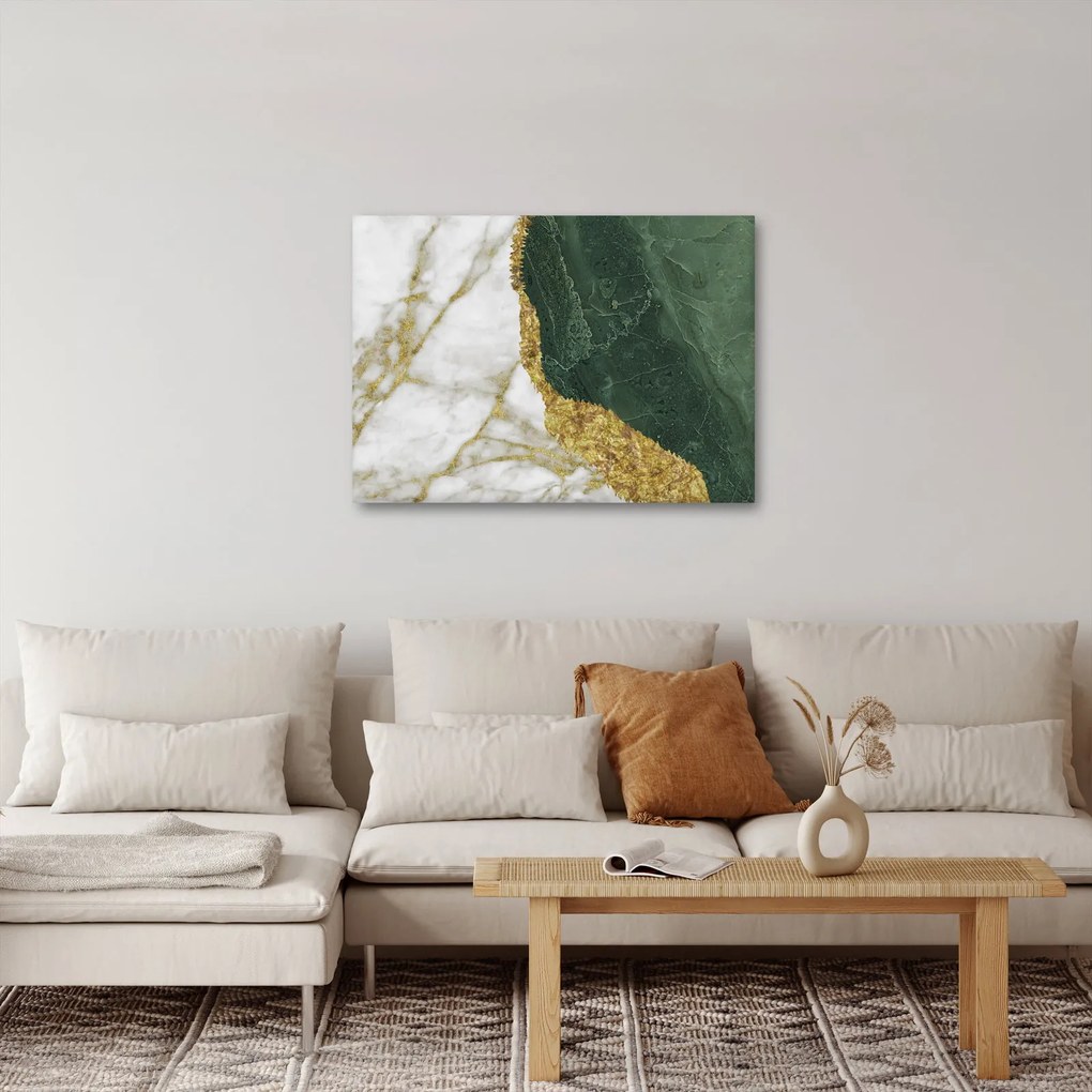 Tablou - Marmură verde N⁰3 (70x50 cm)