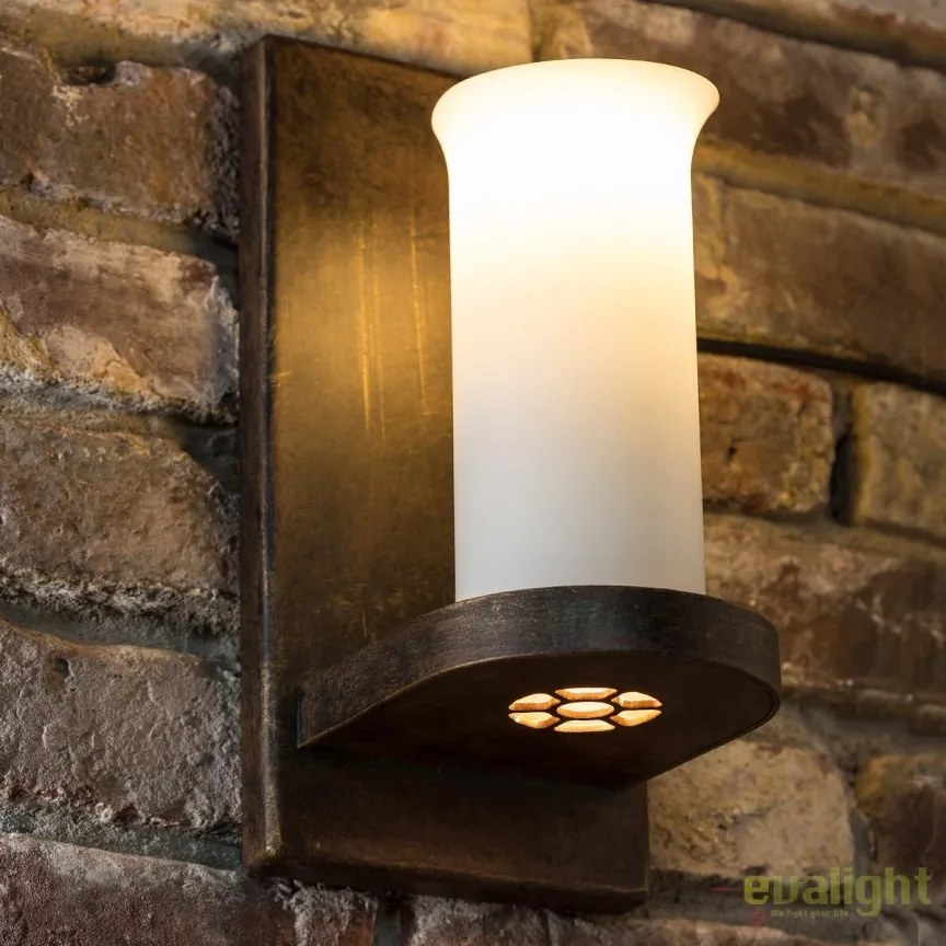 Aplica din fier forjat realizata manual WL 3484-ST cu spot -downlight-