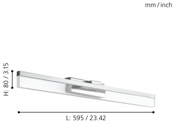 Eglo 97966 - Aplică perete LED PALMITAL LED/10W/230V
