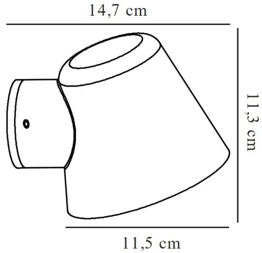 Aplică de exterior Nordlux ALERIA 1xGU10/35W/230V IP44