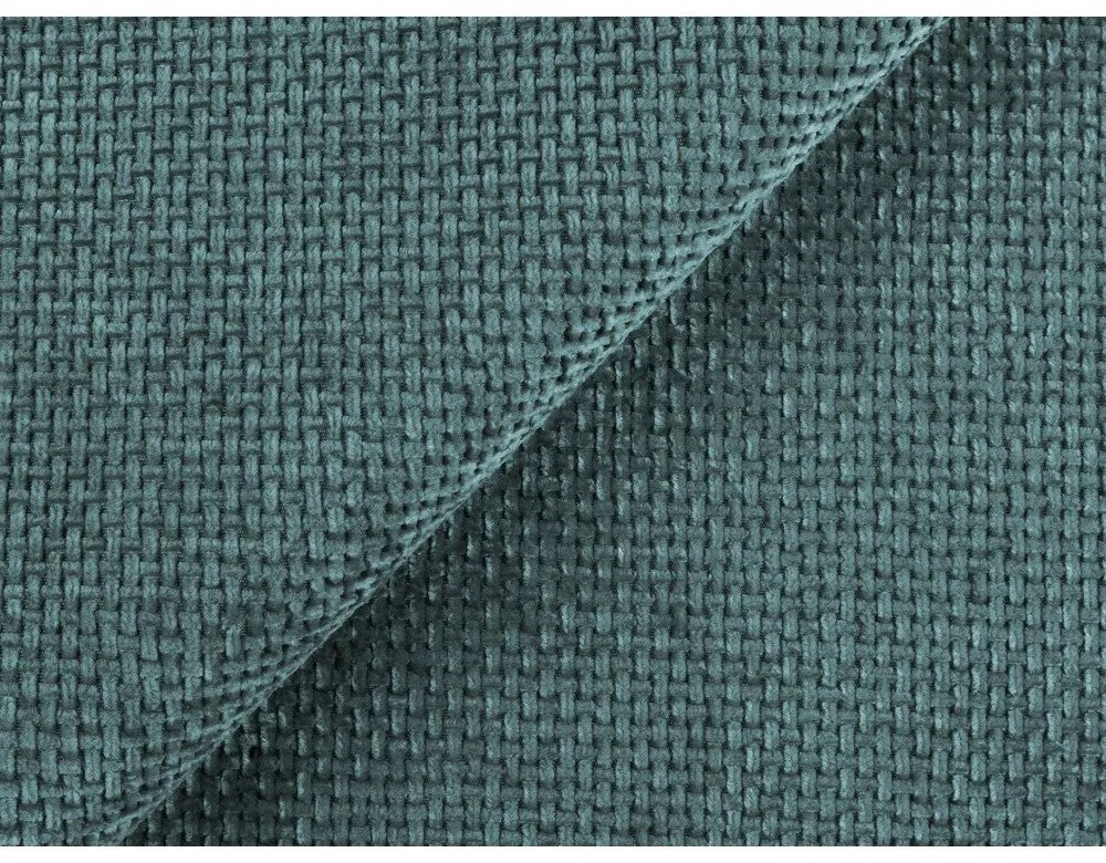 Colțar albastru extensibil/cu spațiu de depozitare cu tapițerie din chenille (cu colț pe partea stângă/cu șezlong) Mele – Makamii