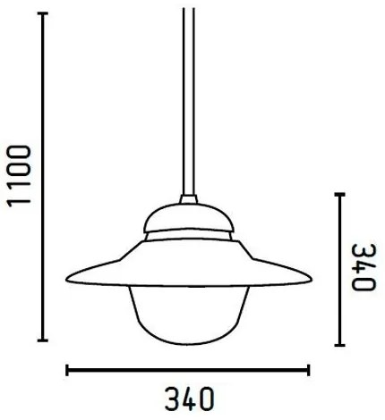Pendul exterior clasic IP44 Sail-2 71358