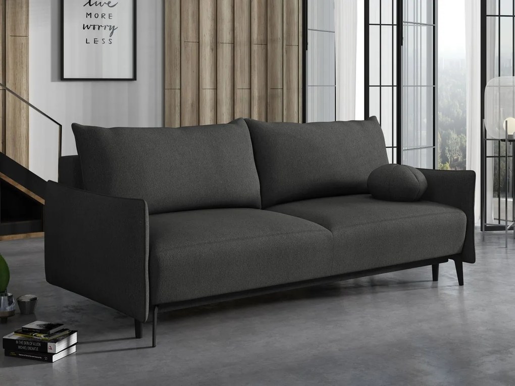 Canapea extensibilă Owasoro (Negru) (cu sp. depozitare). Promo -17%. 1105600